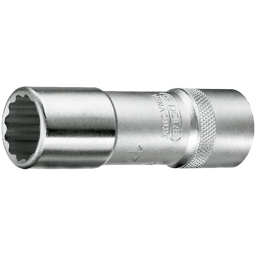 Hylsa 1/2" 12-kant mm lång GEDORE D19L