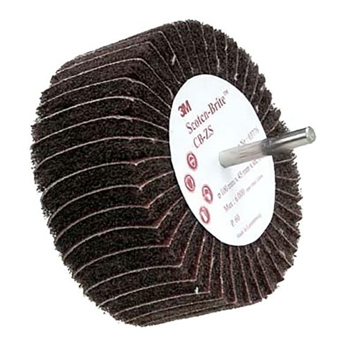 Slipnylonstift 3M Scotch-Brite CB-ZS med slipduk 