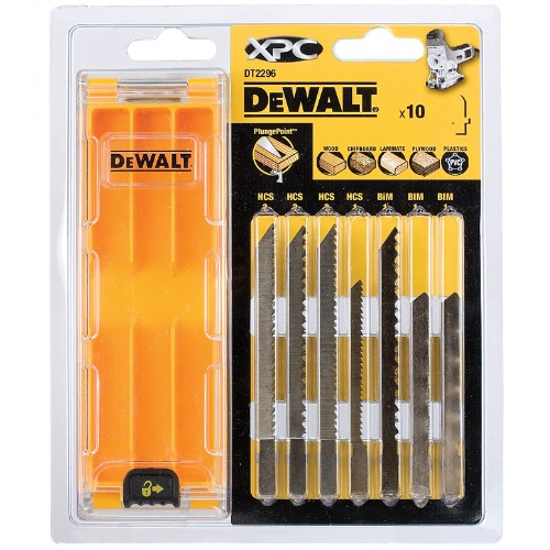 Sticksågbladsats DEWALT XPC 10 delar