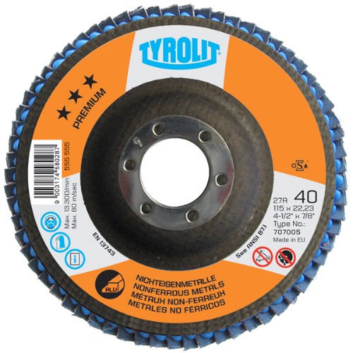 Lamellrondell TYROLIT Premium ALU vinklad