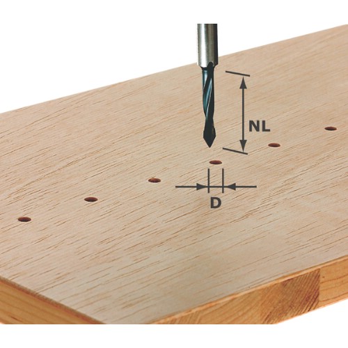 Tappborrfräs FESTOOL HW 8 mm skaft