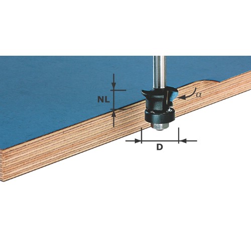Fas-/kantfräs FESTOOL HW 8 mm skaft