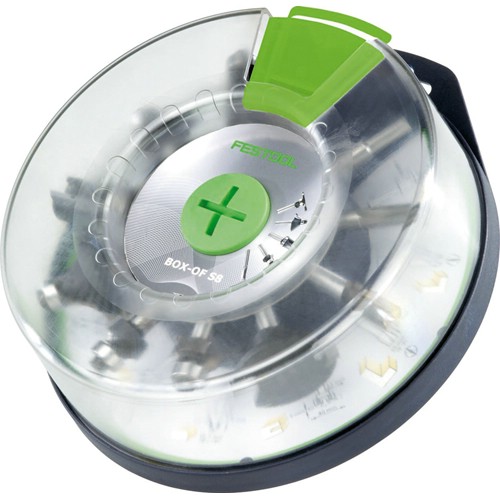 Frässats FESTOOL BOX-OF HW S8 10 delar