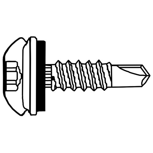 Byggplåtskruv EJOT SAPHIR JT3-FR Torx Sidoöverlapp C4