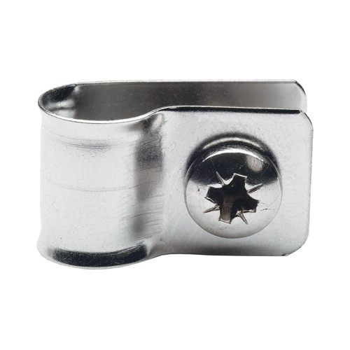 Kabel- och stängselklammer med skruv