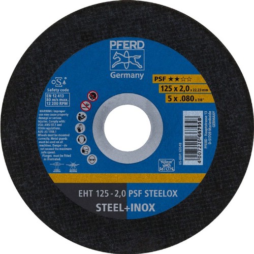 Kapskiva PFERD EHT PSF STEELOX Typ 41