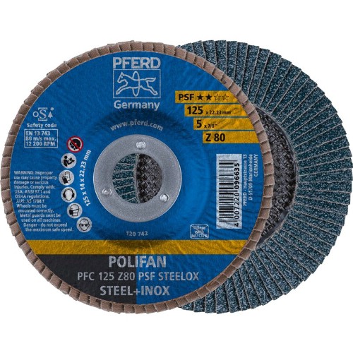 Lamellrondell PFERD PFC Z PSF STEELOX vinklad