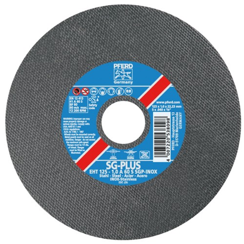 Kapskiva PFERD EH A S SG-PLUS INOX Typ 42