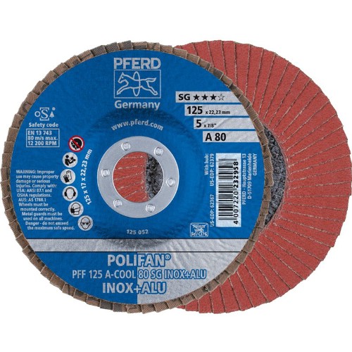 Lamellrondell PFERD PFF A-COOL SG INOX+ALU plan