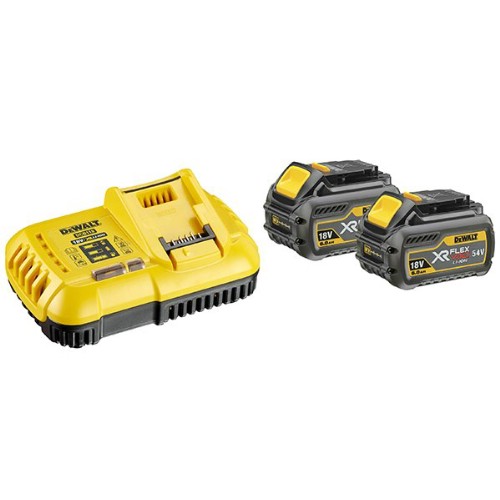 Laddare- och batteripaket DEWALT 2x54 V Flexvolt Li-Ion