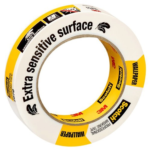 Maskeringstejp 3M Scotch 2070 för ömtåliga ytor