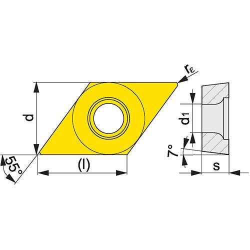 Svarvskär PRAMET DCMT