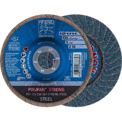 Lamellrondell PFERD PFC Z SGP STRONG STEEL vinklad