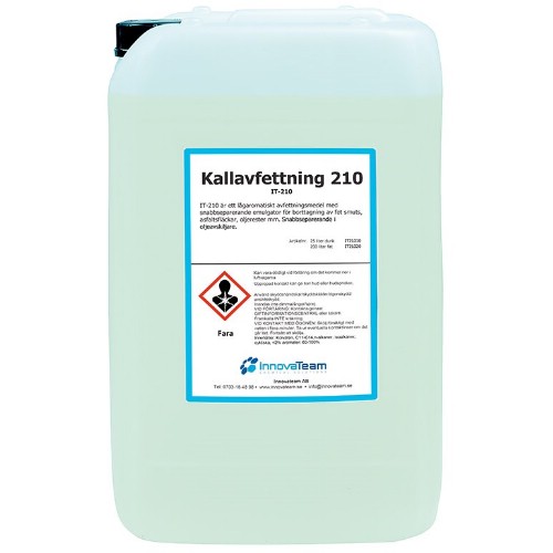 Kallavfettningsmedel INNOVATEAM 210