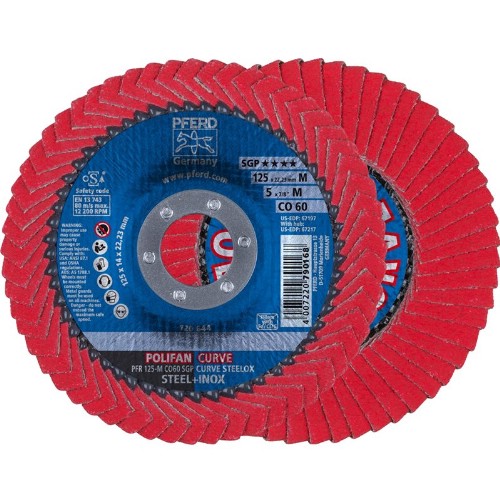 Lamellrondell PFERD PFR CO SGP CURVE STEELOX rundad