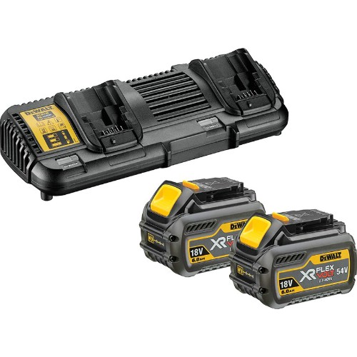 Laddare- och batteripaket DEWALT 2x54 V Flexvolt Li-Ion
