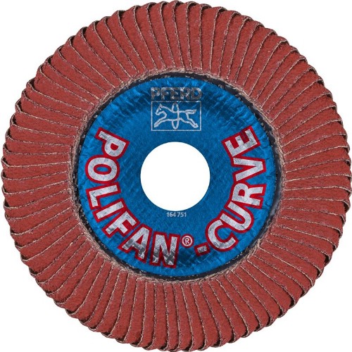 Lamellrondell PFERD PFR A SGP CURVE ALU rundad