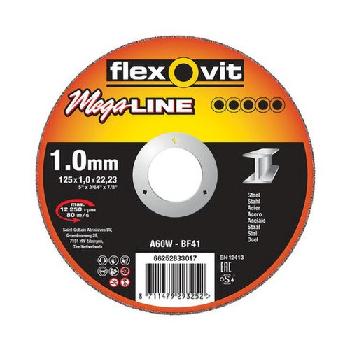 Kapskiva FLEXOVIT Mega Line Inox Typ 41