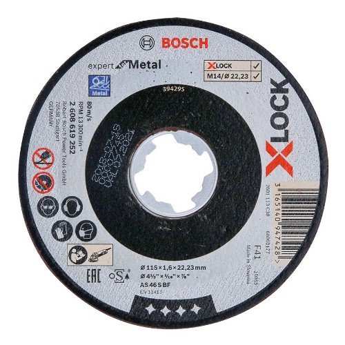 Kapskiva BOSCH Expert for Metal Typ 41 X-Lock