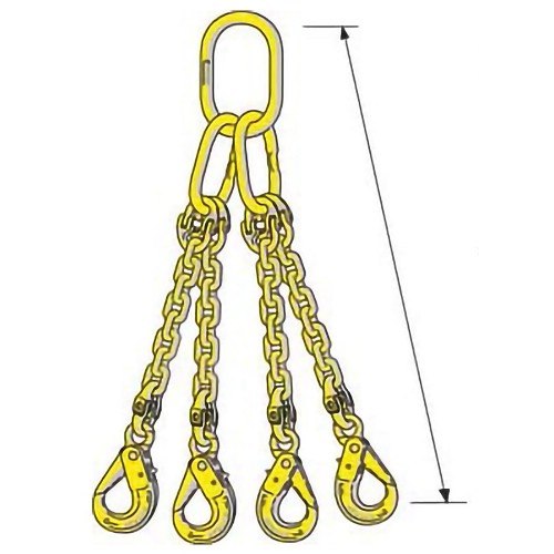 Kättingredskap BEDSAB 4-part V-BK Klass 8