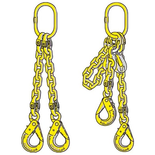 Kättingredskap BEDSAB 2-part V-P-BK Klass 8