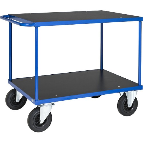 Bordsvagn KM Serie 300 2 hyllplan Pulverlackerad