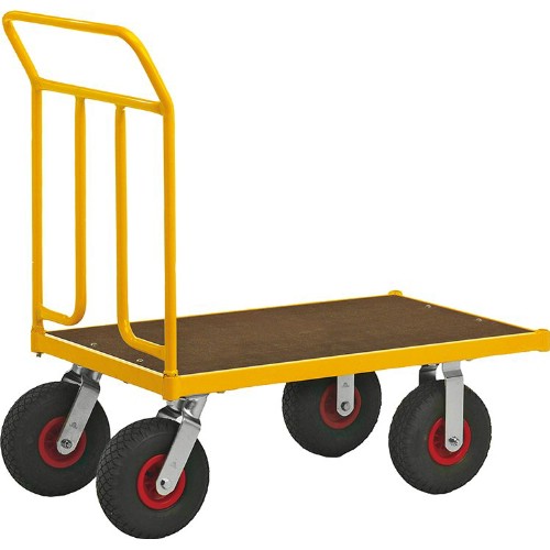 Plattformsvagn KM Serie 144 Pulverlackerad