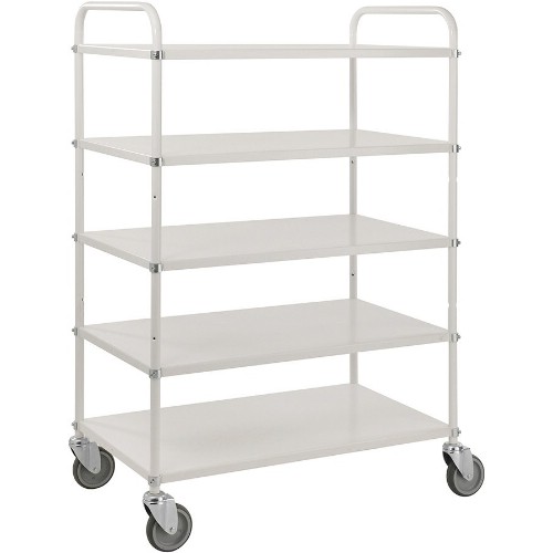 Hyllvagn KM 5 hyllplan Pulverlackerad