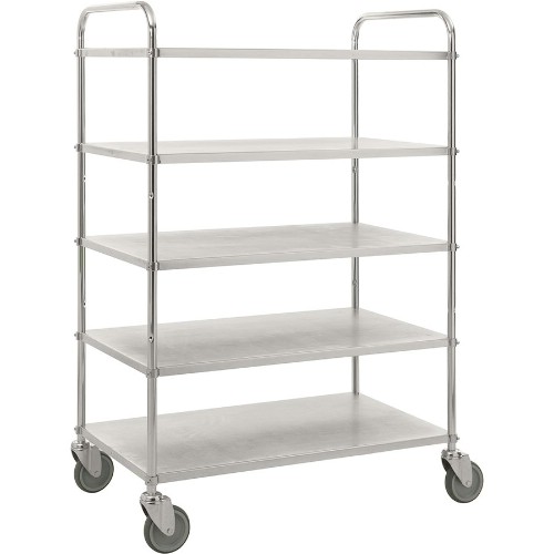 Hyllvagn KM 5 hyllplan Elförzinkad