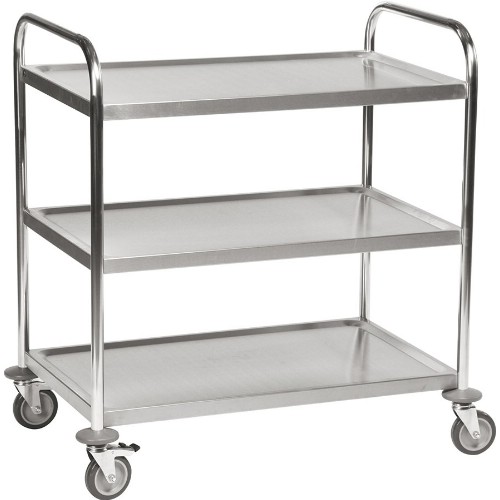 Bordsvagn KM 3 hyllplan Rostfri C2 18/0