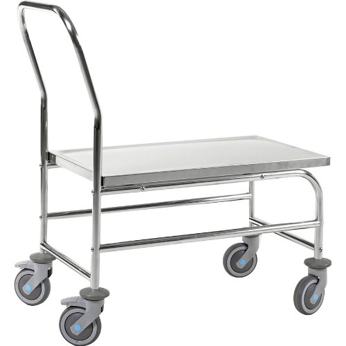 Plattformsvagn KM Hög Rostfri C3 18/8