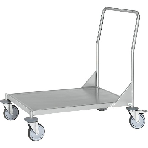 Plattformsvagn KM Helsvetsad Låg Rostfri C3 18/8