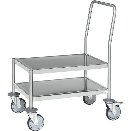 Plattformsvagn KM Helsvetsad 2 plan Rostfri C3 18/8