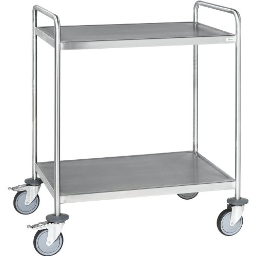 Bordsvagn KM Helsvetsad 2 hyllplan Rostfri C3 18/8