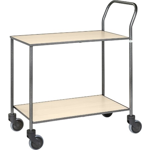 Designvagn KM Helsvetsad 2 hyllplan Pulverlackerad