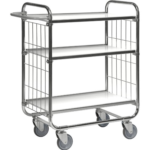 Hyllvagn KM Serie 8000 3 hyllplan Elförzinkad