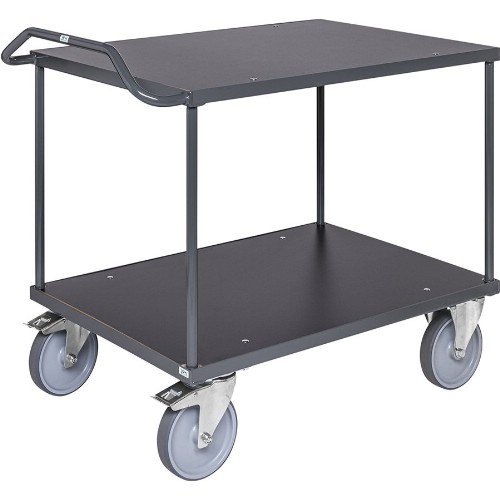 Bordsvagn KM Serie 300 Ergo 2 hyllplan Pulverlackerad