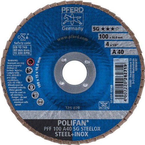 Lamellrondell PFERD PFF A SG STEELOX plan