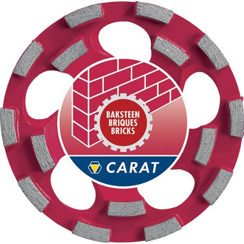 Diamantslipskål CARAT Tegel  CUBD