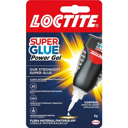 Snabblim LOCTITE Super Glue Power Gel Control