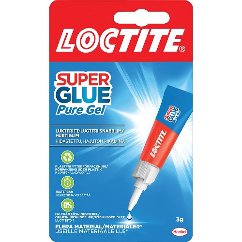 Snabblim LOCTITE Super Glue Pure Gel