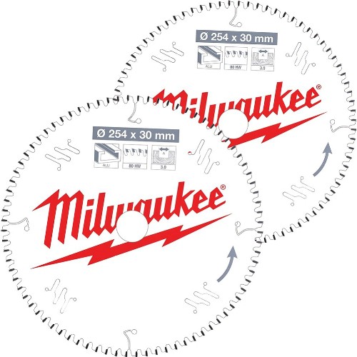 Sågklingpaket MILWAUKEE Trä/Alu 2-pack