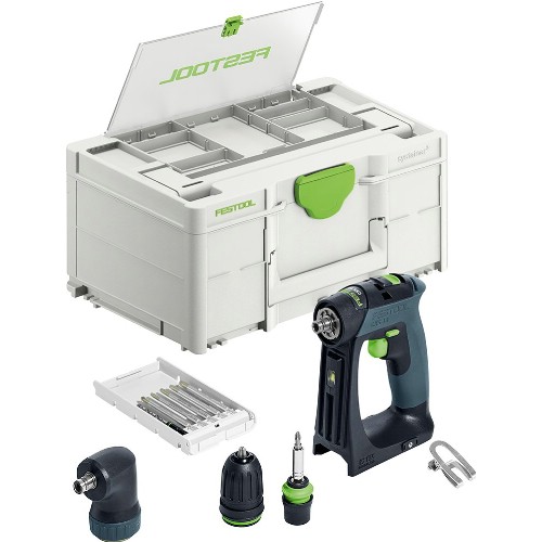 Borrskruvdragare FESTOOL CXS 18-Basic-Set 18 V utan batteri