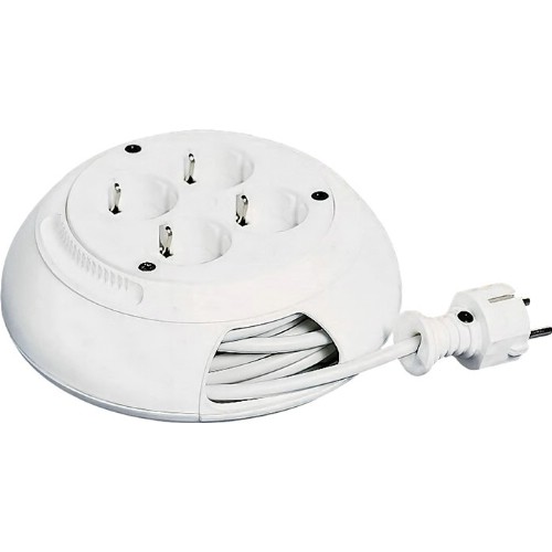 Kabelvinda 4-vägs jordad 230 V