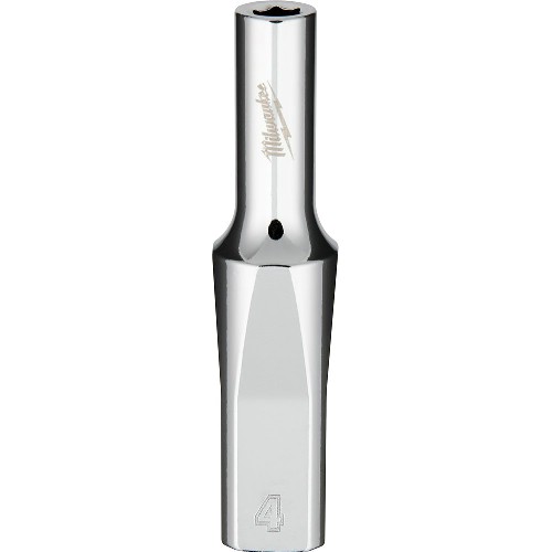 Hylsa 1/4" 6-kant mm lång MILWAUKEE Four Flat