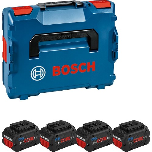 Batteripaket BOSCH 4x 18 V 5,5 Ah Li-Ion