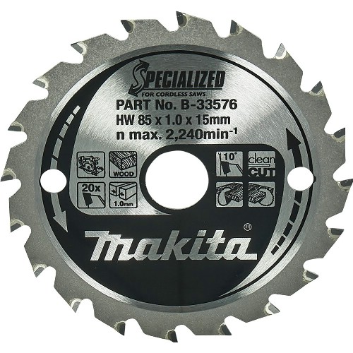 Cirkelsågklinga MAKITA Specialized Trä