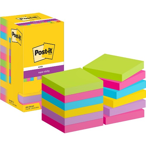 Noteringsblock POST-IT Super Sticky 12-pack