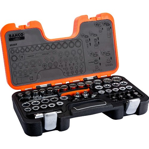 Hylsnyckelsats 53-delar BAHCO S530T