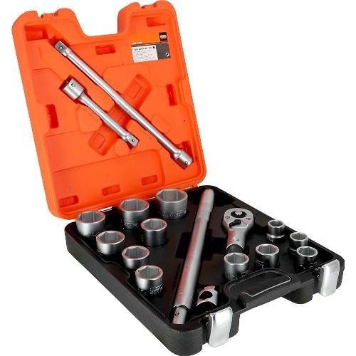 Hylsnyckelsats 3/4" tum 17-delar BAHCO SLX17AF